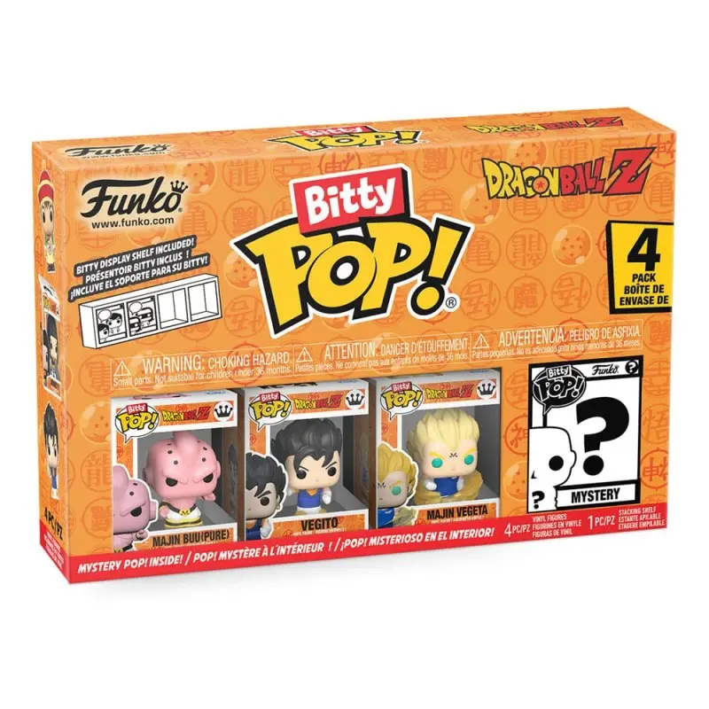 Dragon Ball pack 4 figurines Bitty POP! Vinyl Series 3 2,5 cm | 0889698730259