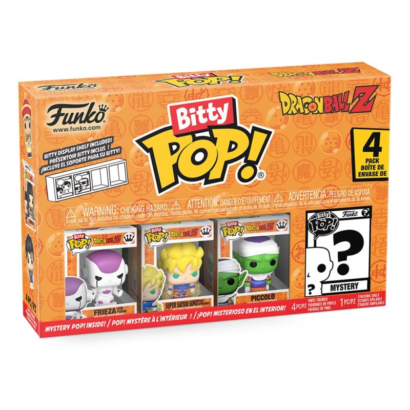 Dragon Ball pack 4 figurines Bitty POP! Vinyl Series 4 2,5 cm