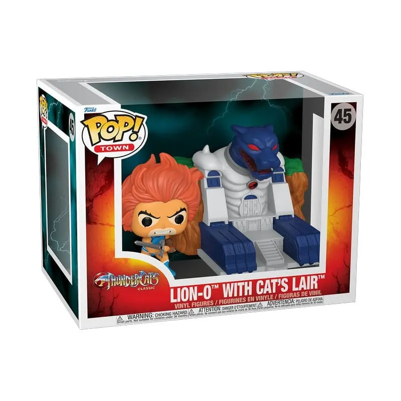 Thundercats POP! Town Vinyl figurine  Lion-O with Cat's Lair 9 cm | 0889698837781