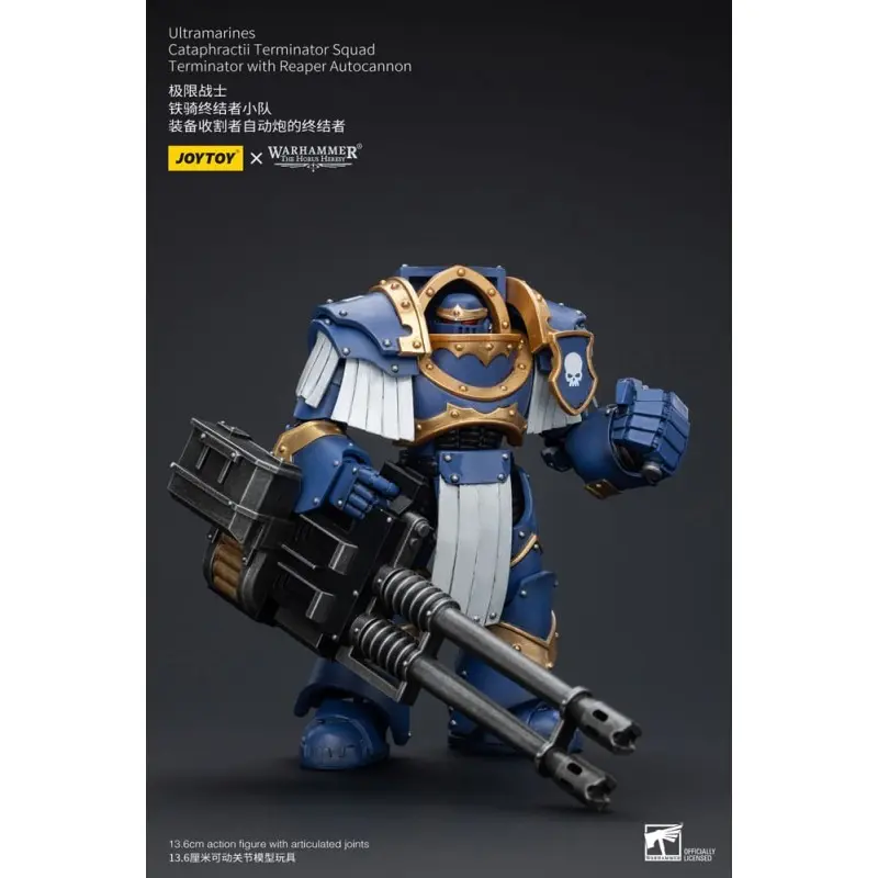 Warhammer The Horus Heresy figurine 1/18 Uitramarines Cataphractii Terminator Squad Terminator with Reaper Autocannon 14 cm ... | 6973130377486