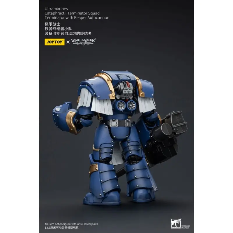 Warhammer The Horus Heresy figurine 1/18 Uitramarines Cataphractii Terminator Squad Terminator with Reaper Autocannon 14 cm ... | 6973130377486