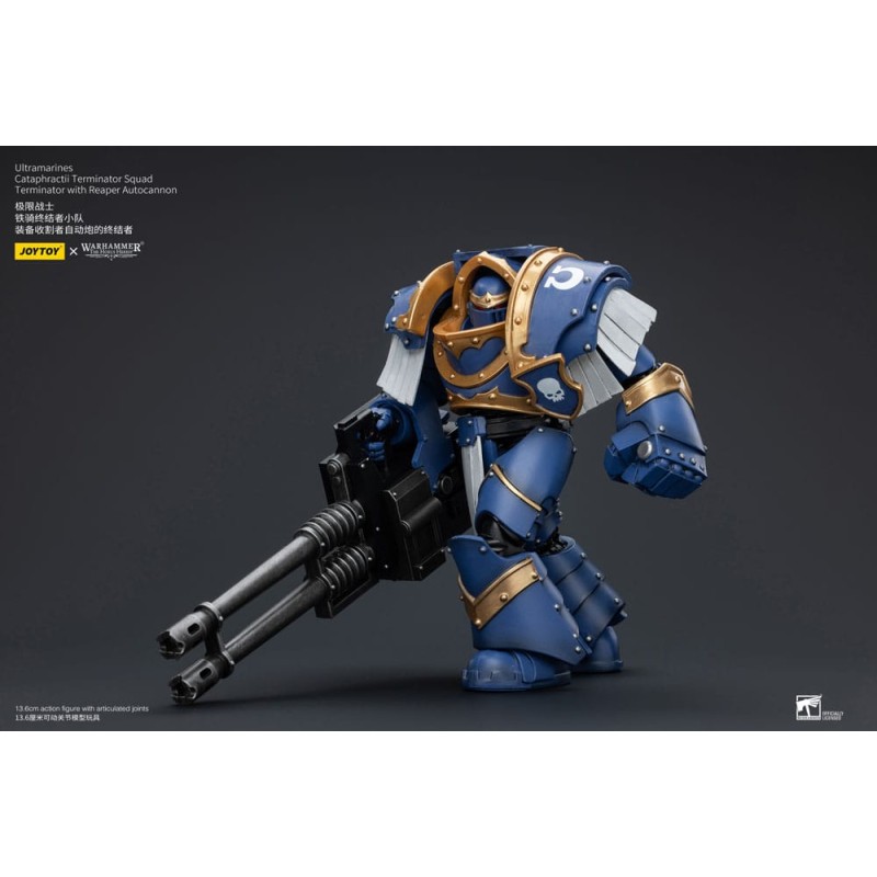 Warhammer The Horus Heresy figurine 1/18 Uitramarines Cataphractii Terminator Squad Terminator with Reaper Autocannon 14 cm  ...