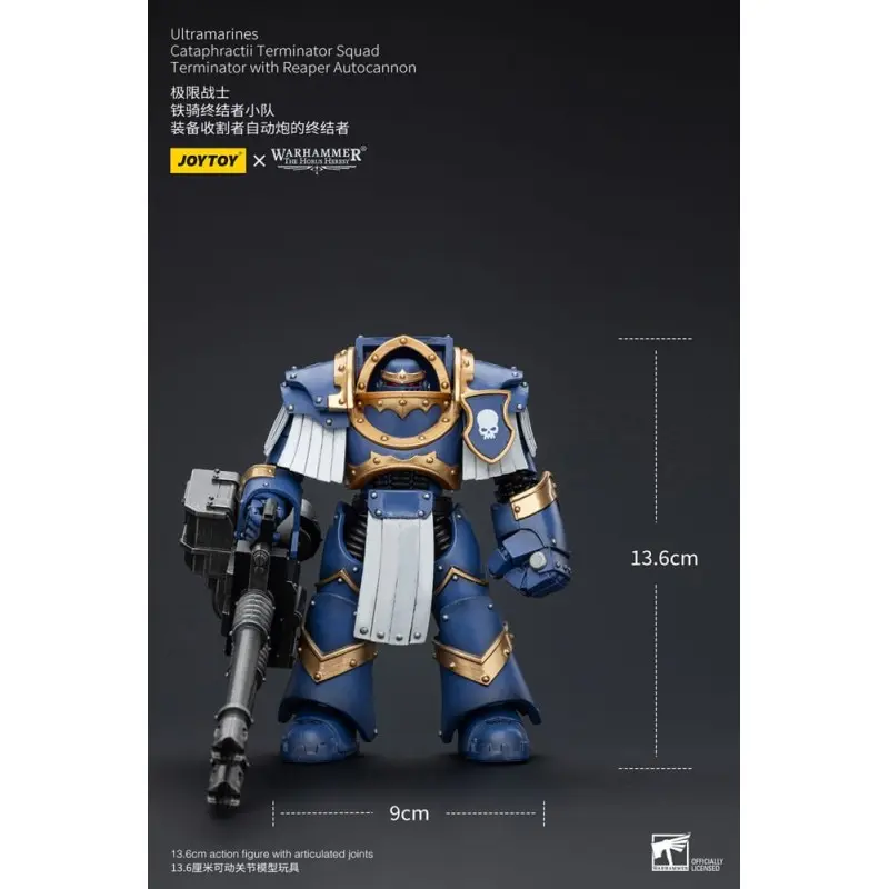 Warhammer The Horus Heresy figurine 1/18 Uitramarines Cataphractii Terminator Squad Terminator with Reaper Autocannon 14 cm ... | 6973130377486