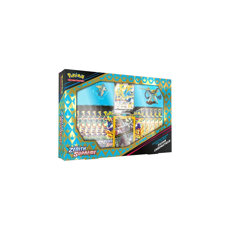 Pokémon Zenith Supreme (EB12.5) - Chromatische Zacian Figuur Premium Doos FR
Uitgever: Pokémon Company International