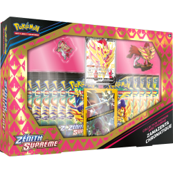 Pokémon Zénith Suprême (EB12.5) - Coffret Premium Figurine Zamazenta Chromatique FR
éditeur : Pokémon Company International