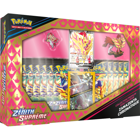 Pokémon Zénith Suprême (EB12.5) - Coffret Premium Figurine Zamazenta Chromatique FR
éditeur : Pokémon Company International