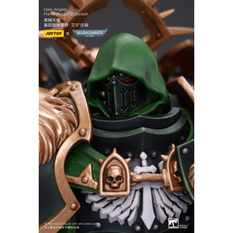 Warhammer 40k figurine 1/18 Dark Angels Primarch Lion El' Jonson 18 cm Reproduction