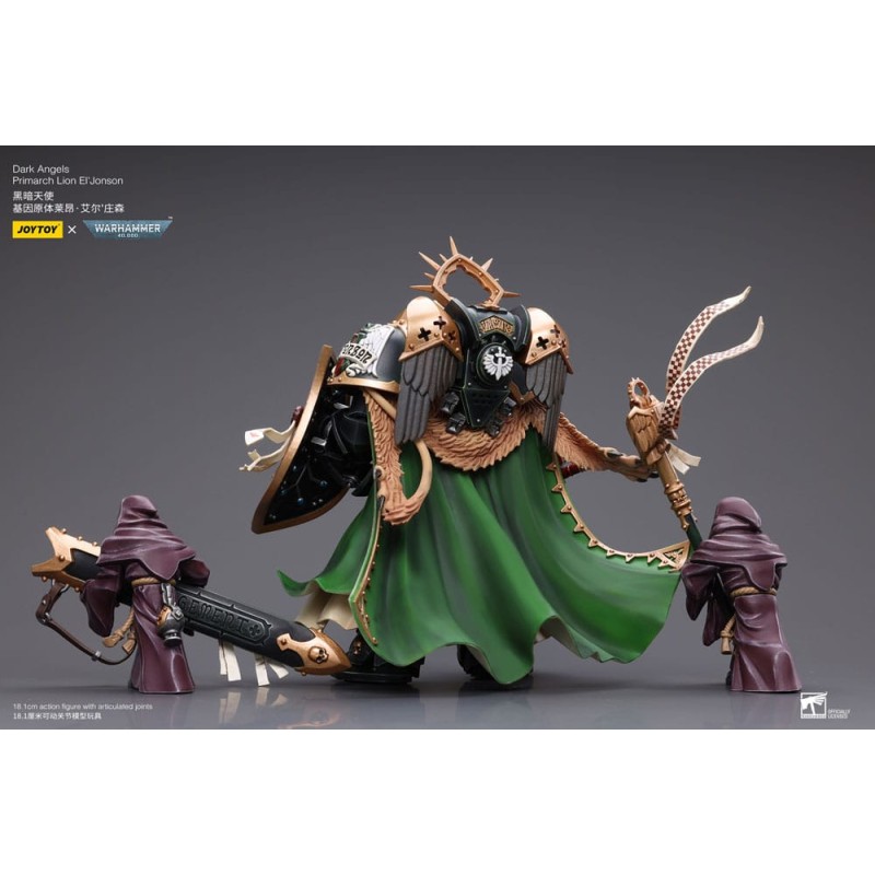 Warhammer 40k figurine 1/18 Dark Angels Primarch Lion El' Jonson 18 cm Reproduction