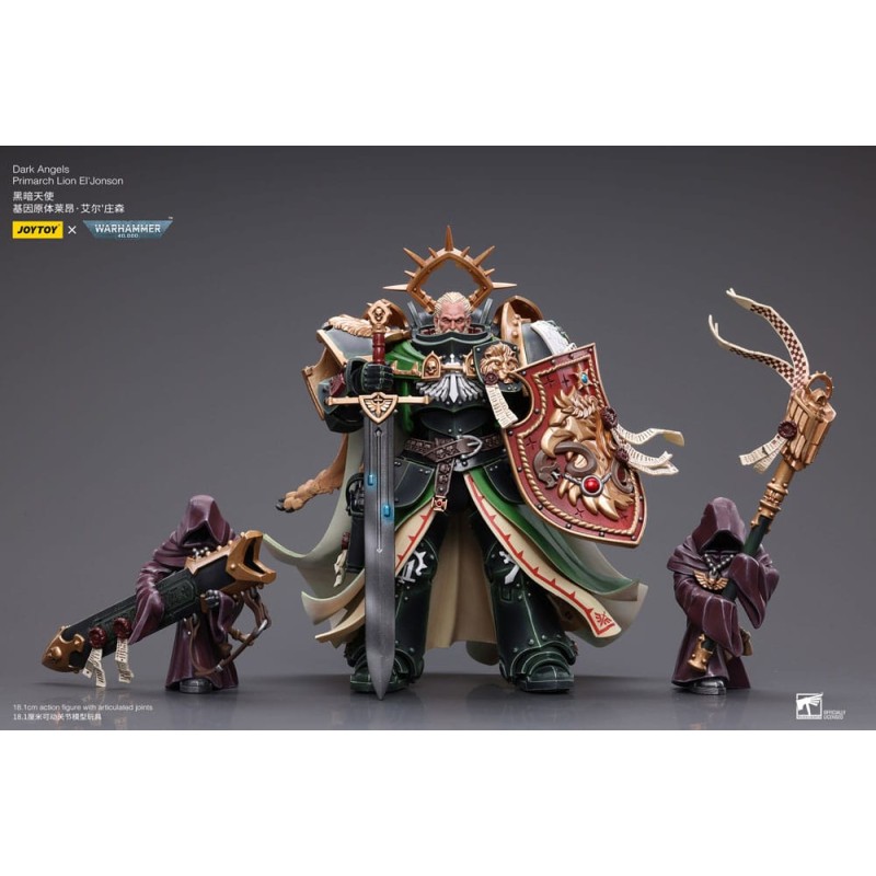 Warhammer 40k figurine 1/18 Dark Angels Primarch Lion El' Jonson 18 cm Reproduction
