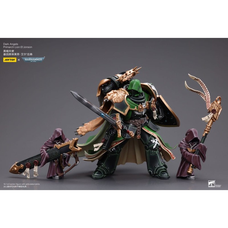 Warhammer 40k figurine 1/18 Dark Angels Primarch Lion El' Jonson 18 cm Reproduction