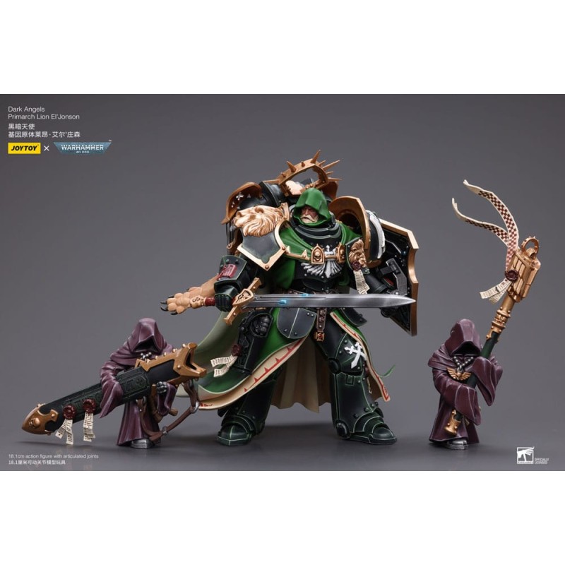 Warhammer 40k figurine 1/18 Dark Angels Primarch Lion El' Jonson 18 cm Reproduction