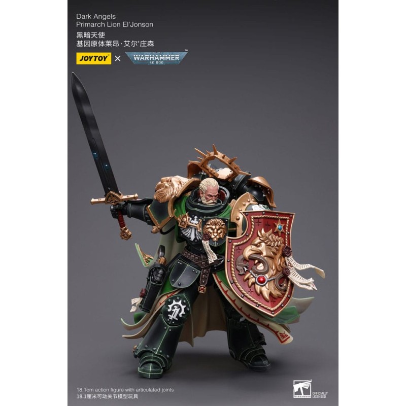 Warhammer 40k figurine 1/18 Dark Angels Primarch Lion El' Jonson 18 cm Reproduction