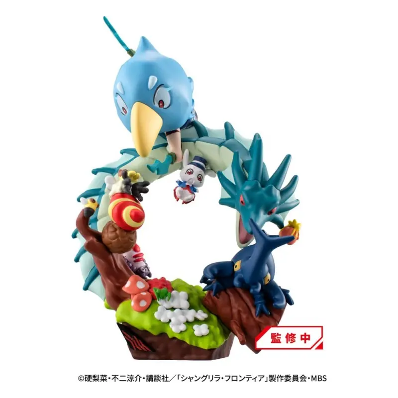 Shangri-La Frontier Petitrama EX Series pack 3 trading figures Shangri-La Frontier vs Monster Diorama Collection Set 11 cm | 4975430518776