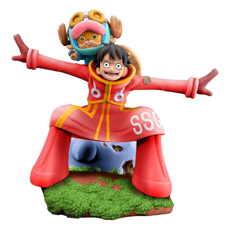 One Piece Petitrama set figurines PVC Logbox Re Birth Egghead Set 9 cm   