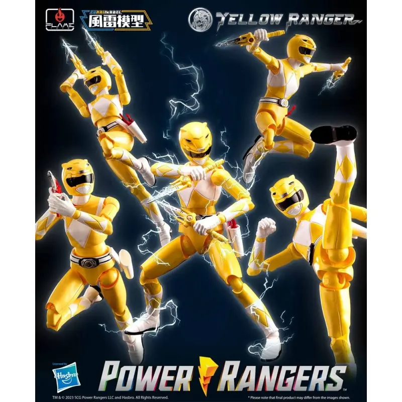 Power Rangers figurine Furai Model Plastic Model Kit Yellow Ranger 13 cm | 4897054514395