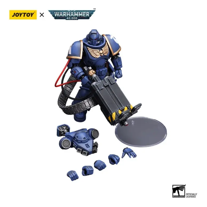 Warhammer 40k figurine 1/18 Ultramarines Desolation Marine with Castellan Launcher (Superkrak) 12 cm | 6973130378810