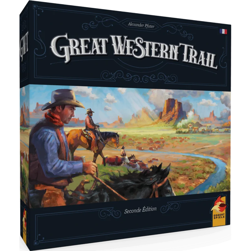 jeu : Great Western Trail 2.0 éditeur : Plan B Games version française