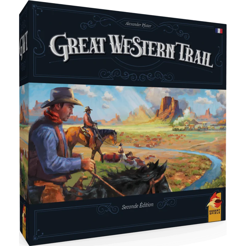 Spel: Great Western Trail 2.0
Uitgever: Plan B Games
Engelse versie