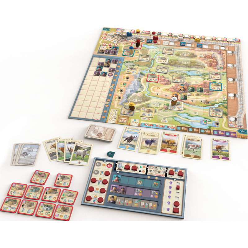 Spel: Great Western Trail 2.0
Uitgever: Plan B Games
Engelse versie