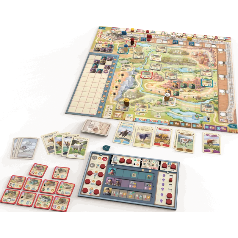 Spel: Great Western Trail 2.0
Uitgever: Plan B Games
Engelse versie