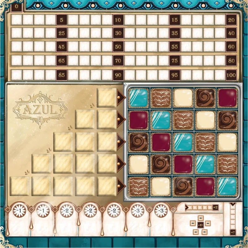 jeu : Azul - Maître Chocolatier
éditeur : Plan B Games
version française