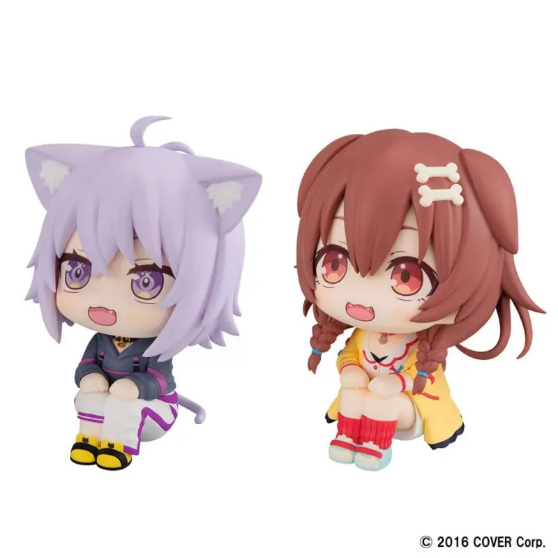 Hololive Production statuette PVC Look Up Korone Inugami & Okayu Nekomata 11 cm | 4535123834530