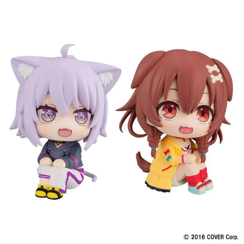 Hololive Production statuette PVC Look Up Korone Inugami & Okayu Nekomata 11 cm | 4535123834530