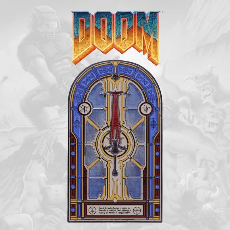 Doom Lingot Crucible Sword Stained Glass Limited Edition  | 5060948292436