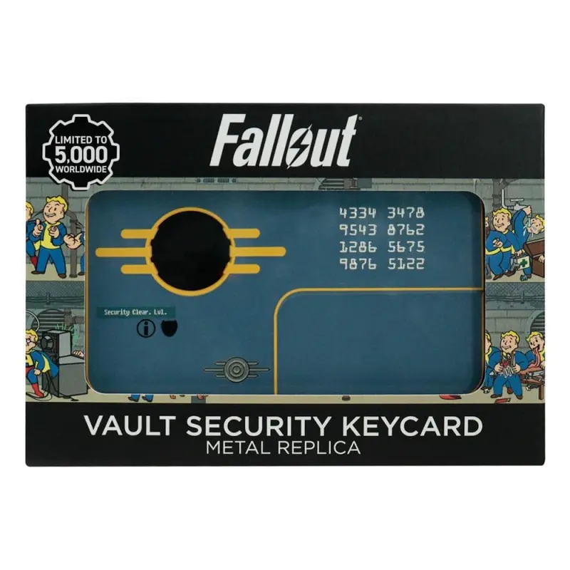 Fallout réplique Vault Security Keycard Limited Edition    | 5060948293648