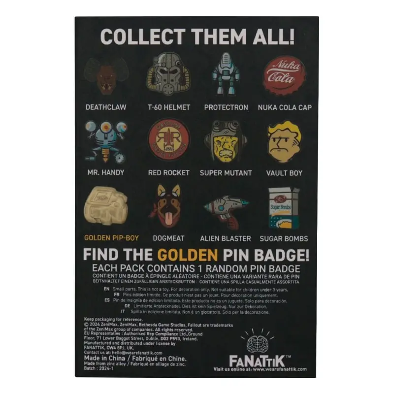 Fallout pin Mystery Pin  | 5060948295918