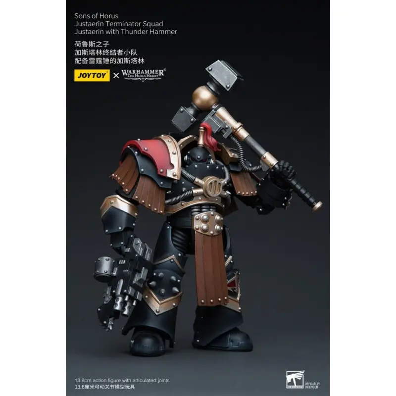 Warhammer The Horus Heresy figurine 1/18 Sons of Horus Justaerin Terminator Squad Justaerin with Thunder Hammer 12 cm  | 6973130379732