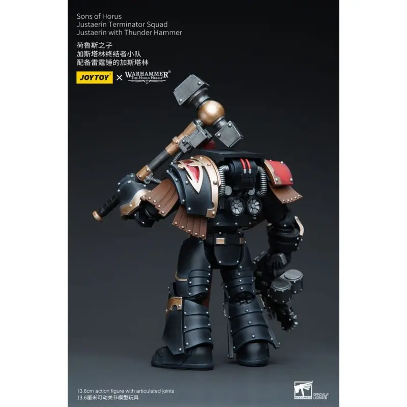 Warhammer The Horus Heresy figurine 1/18 Sons of Horus Justaerin Terminator Squad Justaerin with Thunder Hammer 12 cm  | 6973130379732