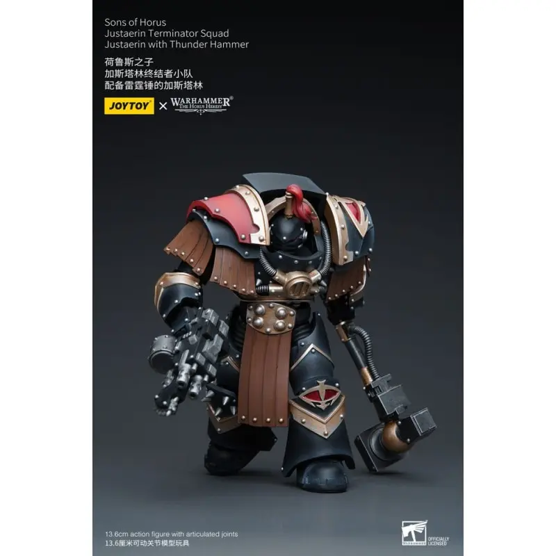 Warhammer The Horus Heresy figurine 1/18 Sons of Horus Justaerin Terminator Squad Justaerin with Thunder Hammer 12 cm  | 6973130379732