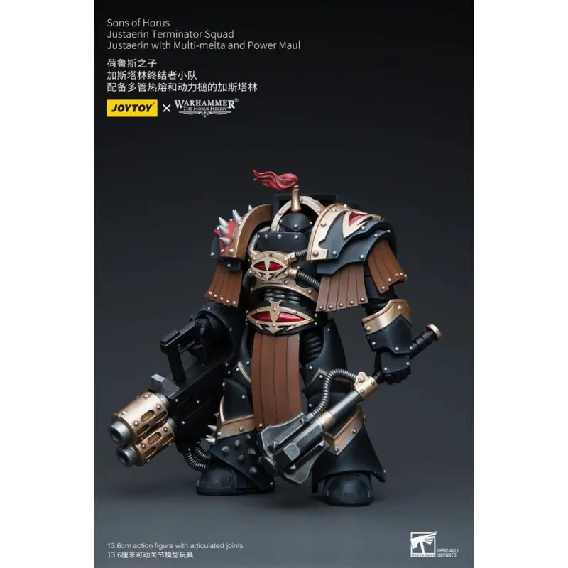Warhammer The Horus Heresy figurine 1/18 Sons of Horus Justaerin Terminator Squad Justaerin with Multi-melta and Power MauL 1... | 6973130379749