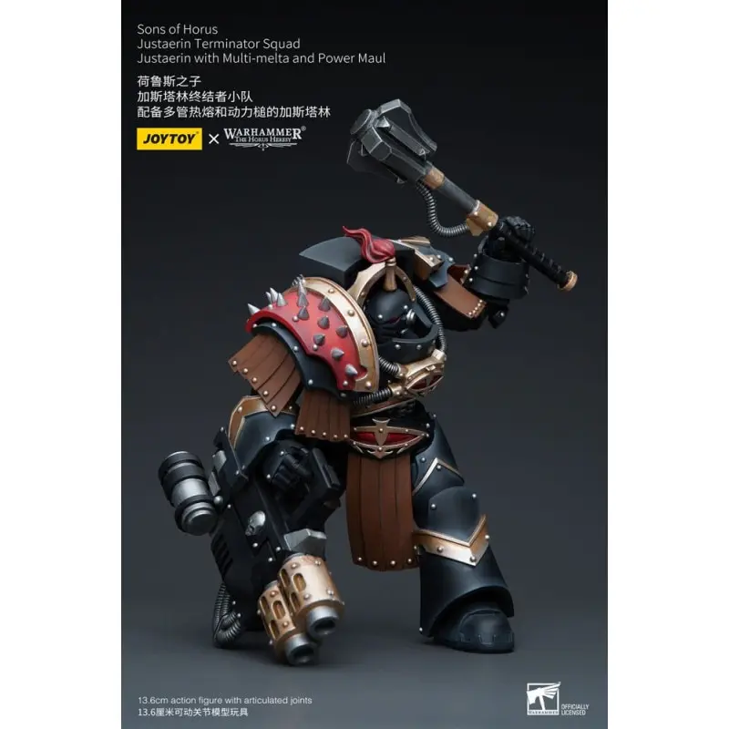 Warhammer The Horus Heresy figurine 1/18 Sons of Horus Justaerin Terminator Squad Justaerin with Multi-melta and Power MauL 1... | 6973130379749