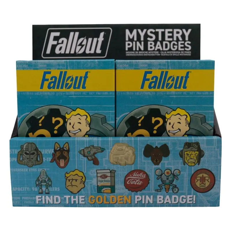 Fallout présentoir Pin's Mystery Pin Badge (12) | 5060948294386