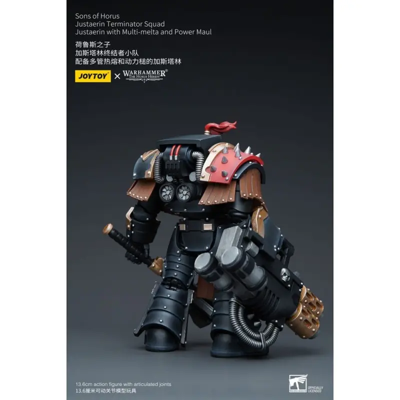 Warhammer The Horus Heresy figurine 1/18 Sons of Horus Justaerin Terminator Squad Justaerin with Multi-melta and Power MauL 1... | 6973130379749