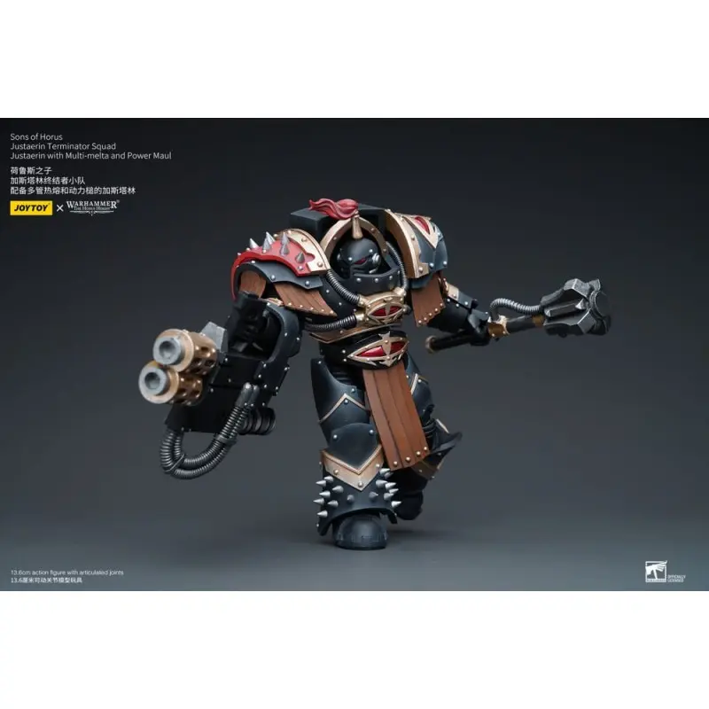 Warhammer The Horus Heresy figurine 1/18 Sons of Horus Justaerin Terminator Squad Justaerin with Multi-melta and Power MauL 1... | 6973130379749