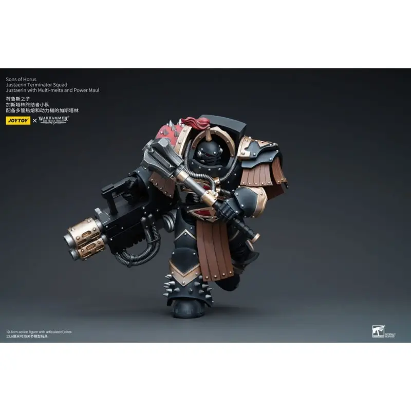 Warhammer The Horus Heresy figurine 1/18 Sons of Horus Justaerin Terminator Squad Justaerin with Multi-melta and Power MauL 1... | 6973130379749