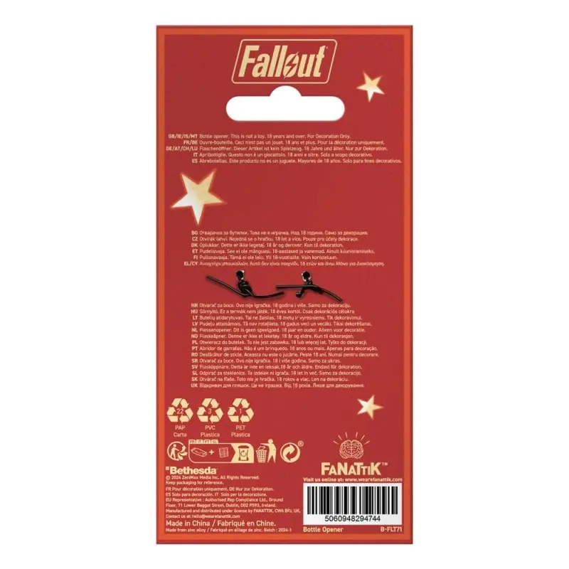 Fallout décapsuleur Nuka-Cola 8 cm | 5060948294744