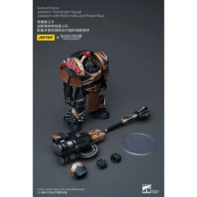 Warhammer The Horus Heresy figurine 1/18 Sons of Horus Justaerin Terminator Squad Justaerin with Multi-melta and Power MauL 1... | 6973130379749