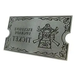 Resident Evil 4 réplique 1/1 Metal Exclusive Upgrade Ticket | 5060948294676