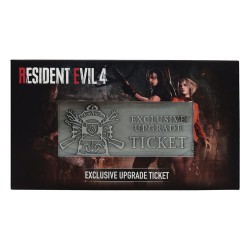 Resident Evil 4 réplique 1/1 Metal Exclusive Upgrade Ticket