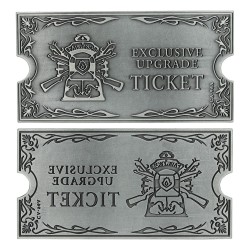 Resident Evil 4 réplique 1/1 Metal Exclusive Upgrade Ticket