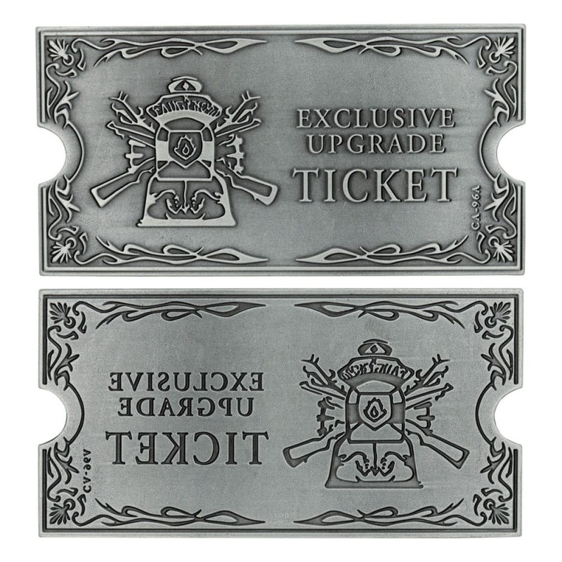 Resident Evil 4 réplique 1/1 Metal Exclusive Upgrade Ticket
