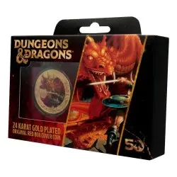 Dungeons & Dragons pièce de collection 50th Anniversary with Colour Print 24k Gold Plated Edition 4 cm        | 5060662469015