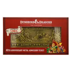 Dungeons & Dragons: The Cartoon réplique 40th Anniversary Rollercoaster Ticket Limited Edition | 5060948290760