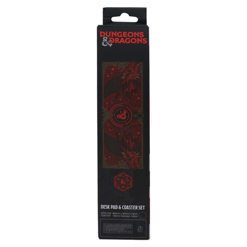 Dungeons & Dragons set sous-mains revêtu & sous-verre Graphic