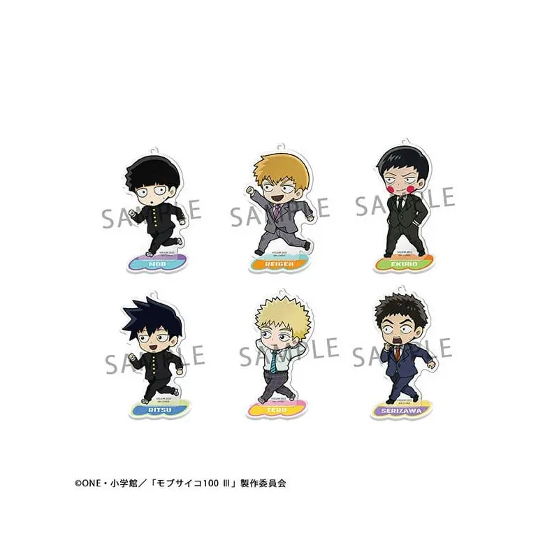 Mob Psycho 100 III assortiment figurines acrylique TokoToko 7 cm (6) | 4535123837395