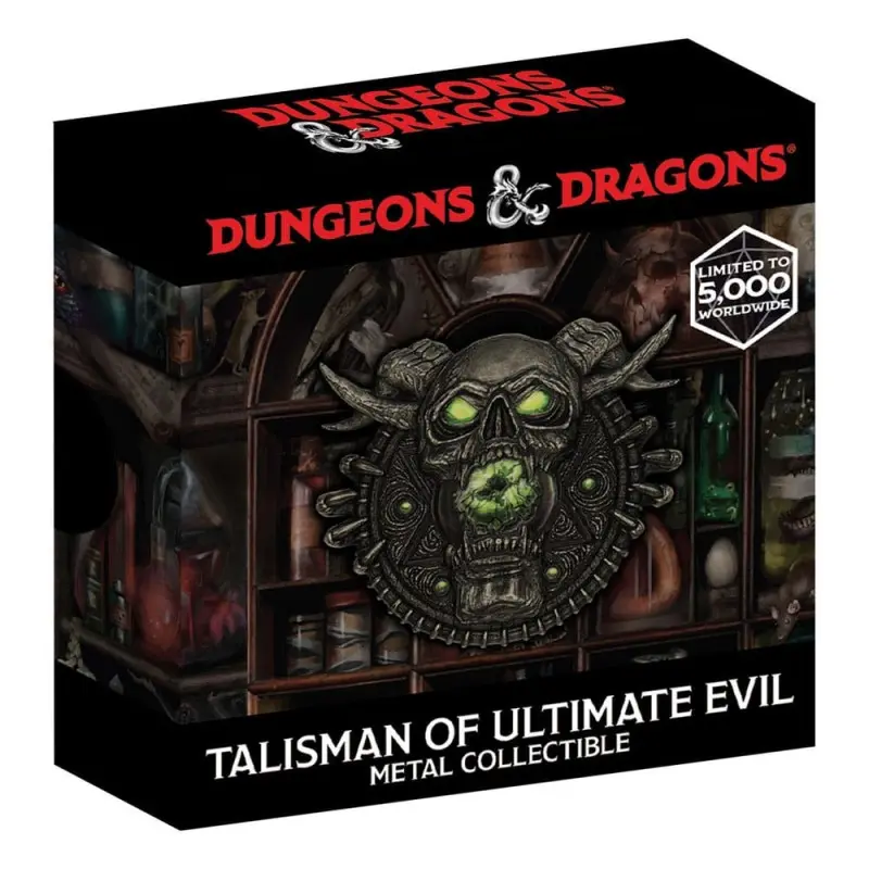 Dungeons & Dragons médaillon avec Art Card Talisman of Ultimate Evil Limited Edition | 5060948291521